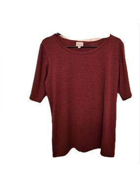 LuLaRoe Pink T Shirt 2XL
